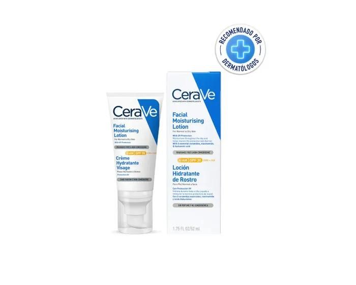 CERAVE LOCION HIDRATANTE DE ROSTRO AM FPS30 X 52 ML