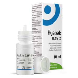HYABAK SOL OFT 0,15% X 10 ML (DM)