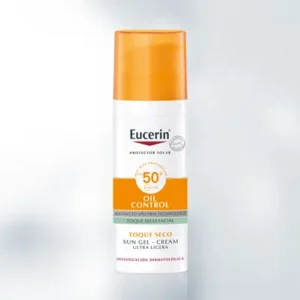 EUCERIN SUN FPS 50+ FACE OIL CONTROL TINTED TOQUE SECO MEDIO X 50 ML