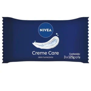 NIVEA JABON BARRA CREME CARE 125 GR X 3 UND
