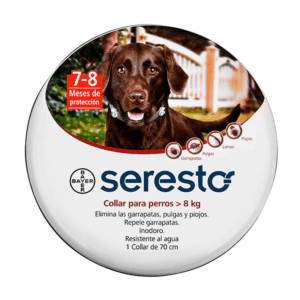 SERESTO COLLAR PERROS MAS DE 8 KG 70 CM
