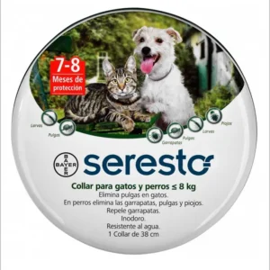 SERESTO COLLAR GATOS Y PERROS HASTA 8 KG 38 CM