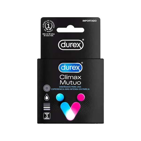 DUREX CLIMAX MUTUO X 3 PRESERV (DM)