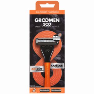 MAQUINA AFEITAR GROOMEN 300 + 2 CARTUCHOS