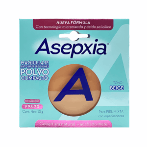 650240051609.png ASEPXIA MAQUILLAJE POLVO COMP BEIGE MEDIANO N 10 GR
