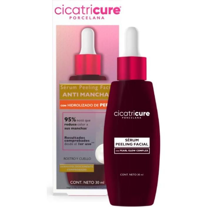 CICATRICURE SERUM PORCELANA PEELING FACIAL X 30 ML