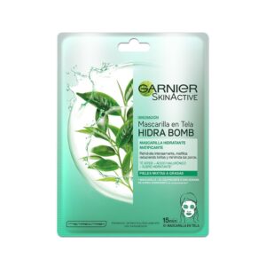 GARNIER MASCARILLA HIDRATANTE EN TELA MATIFICANTE TE VERDE