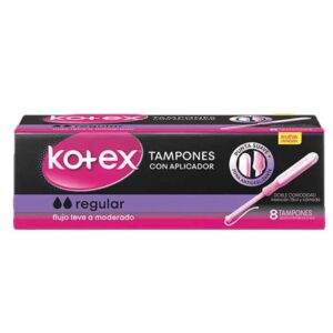 KOTEX TAMPON CON APLICADOR MINI X 8