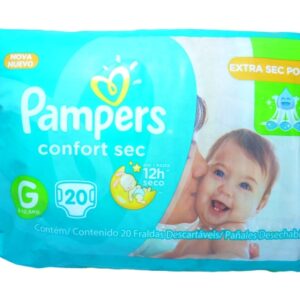 PAMPERS BEBE CONFORT SEC G PANAL X 20