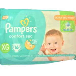 PAMPERS BEBE CONFORT SEC XG X 16 UND