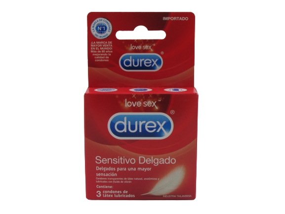 DUREX SENSIT DELGADO X 3 PRESERV (DM)