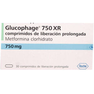GLUCOPHAGE XR COM 750 MG X 30