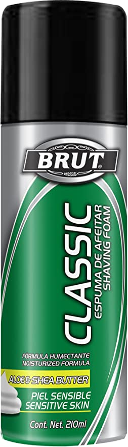 BRUT CLASSIC ESPUMA AFEITAR PIEL SENSI X 210 ML