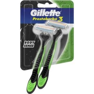 GILLETTE PRESTOBARBA3 MAQUINA BDYSENSE X 2 UND