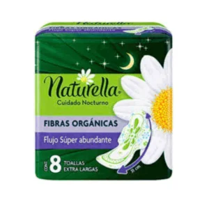 NATURELLA TOALLA NOCHE ALAS FLU/SUPER ABUN X 8 UND