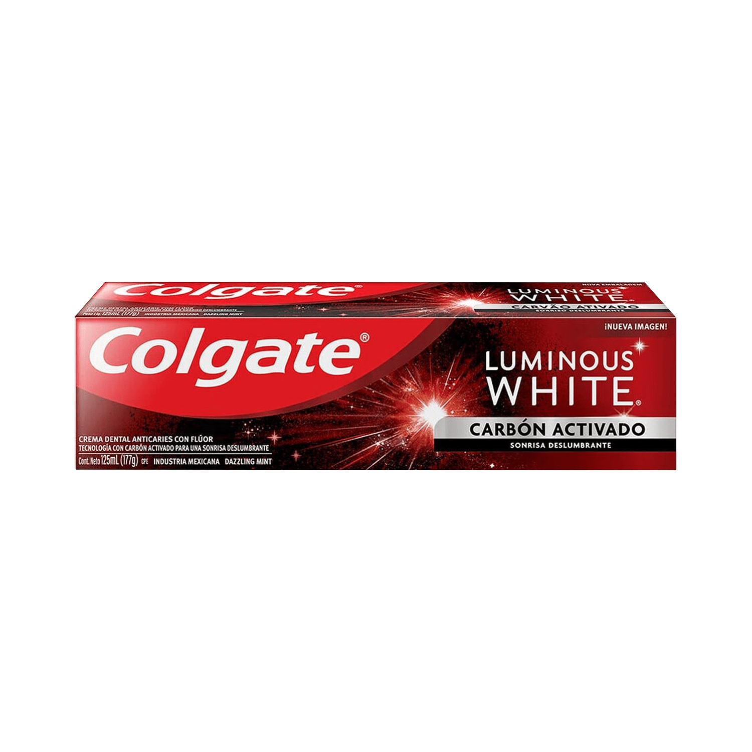 COLGATE LUMINOUS WHTE CARBON ACTIVADO X 90 GR