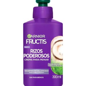 FRUCTIS CREMA DE PEINAR 10 X 1 RIZOS PODEROSOS  X 300 ML