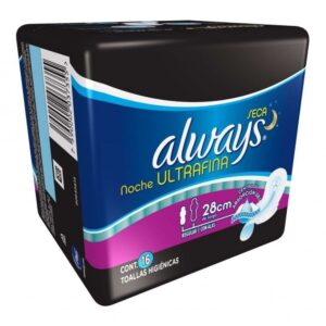 ALWAYS TOALLA ULTRA FINA NOCTURNA MALLA X 16 UND F/ABUN
