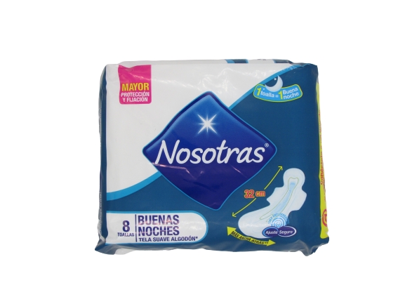 NOSOTRAS B NOCHE TELA SUAVE TOA X 8