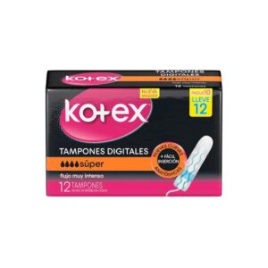 KOTEX TAMPON DIGITAL SUPER X 12