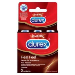 DUREX REAL FEEL X 3 PRESERV (DM)