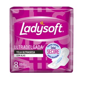 LADYSOFT ULTRA DELGADA SECA C/A TOALLA X 8