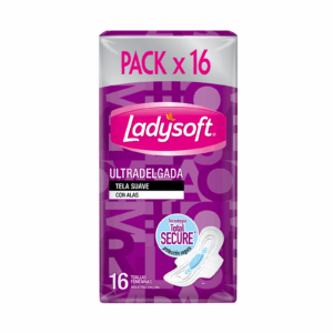 LADYSOFT ULT DELG SUAVE TOALLA X 16