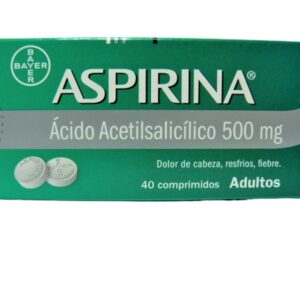 ASPIRINA COM 500 MG X 40