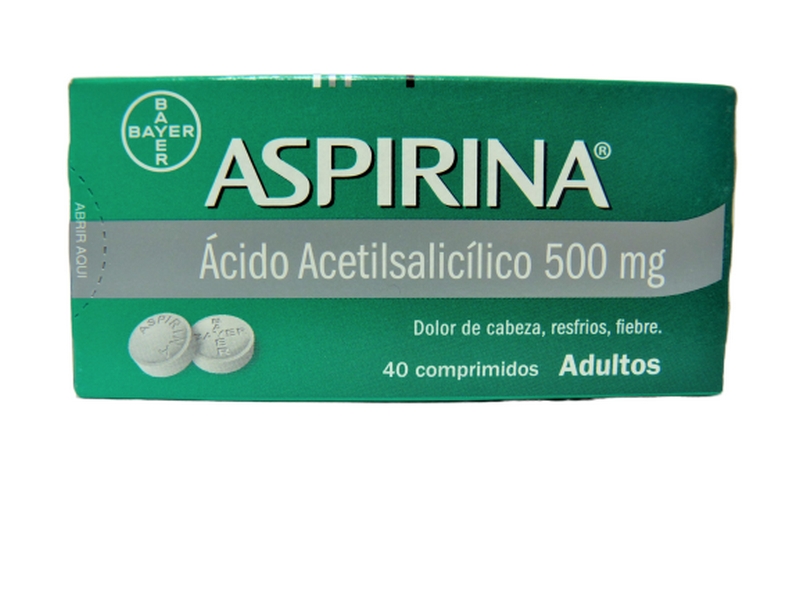 ASPIRINA COM 500 MG X 40