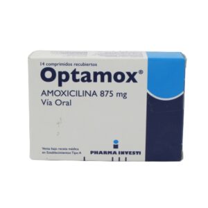 OPTAMOX COM 875 MG X 14