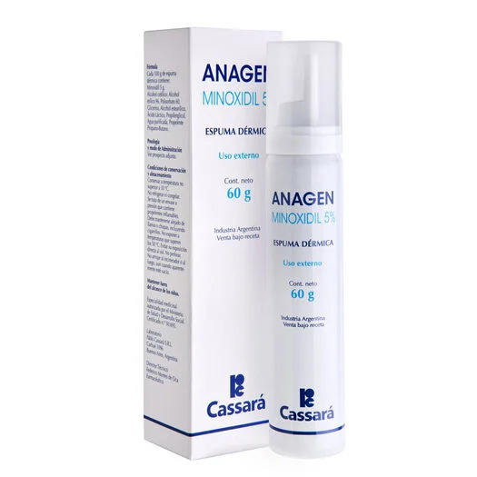 ANAGEN ESPUMA DERMICA 5% X 60 GR