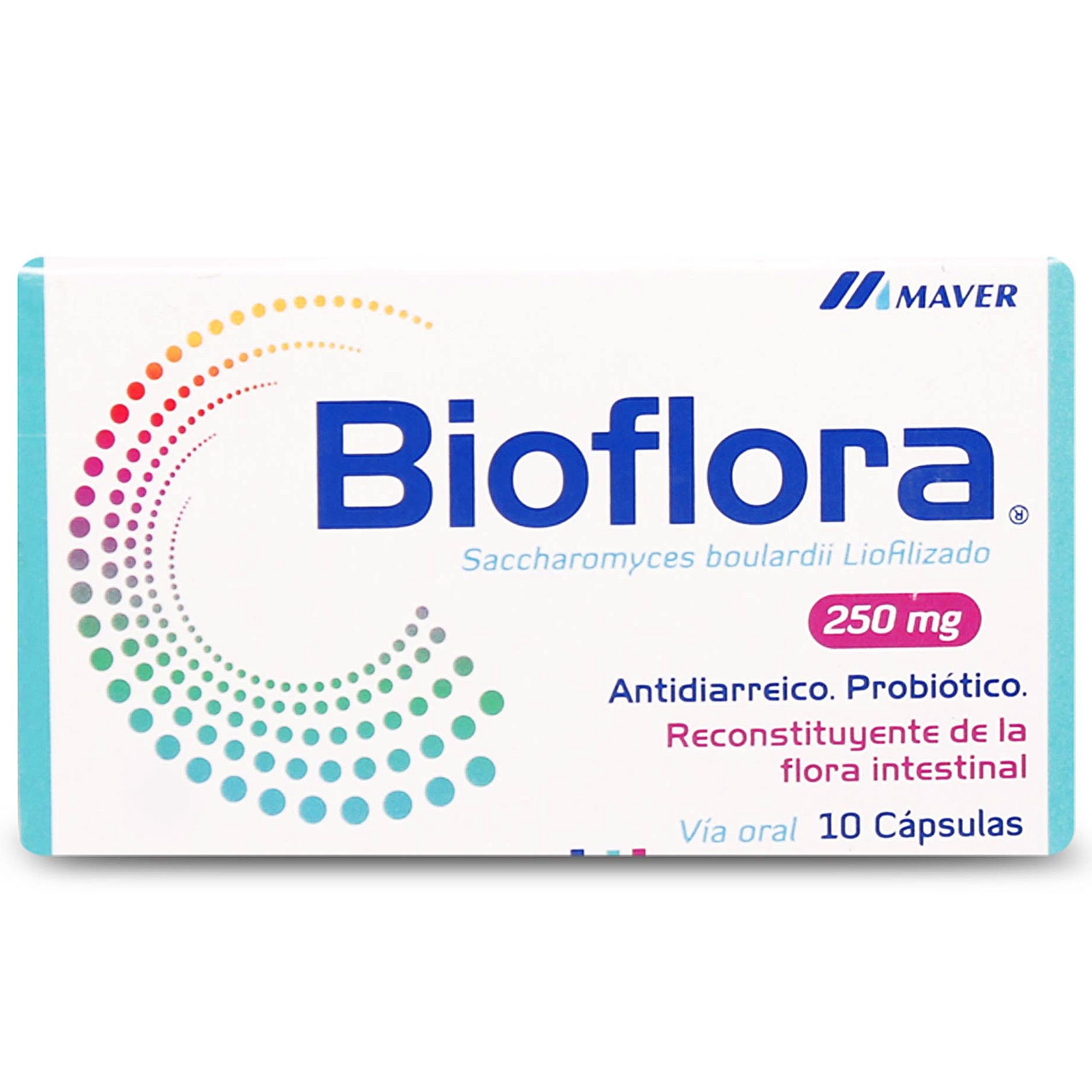 BIOFLORA CAP 250 MG X 10
