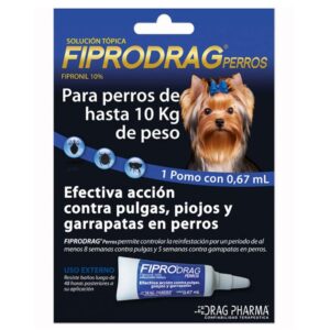 FIPRODRAG PERRO 00-10KG PIP 0.67 ML X 1