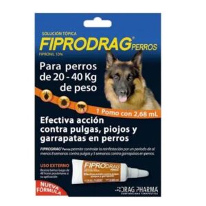 FIPRODRAG PERRO 20-40KG PIP 2.68 ML X 1
