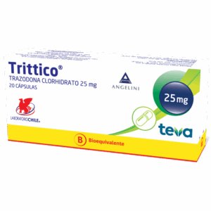 TRITTICO CAP 25 MG X 20
