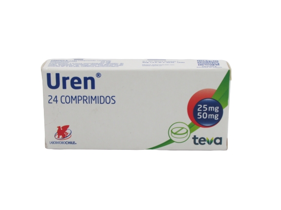 Uren 25/50 mg x 24 comprimidos