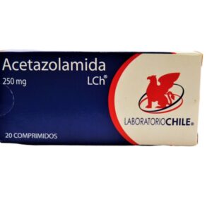 ACETAZOLAMIDA COM 250 MG X 20 CHILE