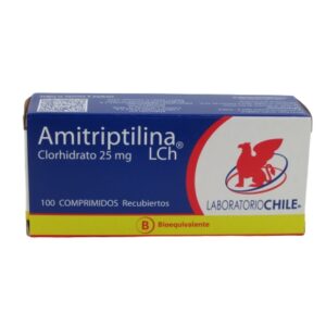 AMITRIPTILINA COM 25 MG X 100 CHILE