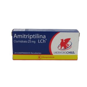 AMITRIPTILINA COM 25 MG X 25