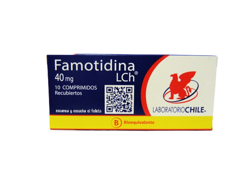 FAMOTIDINA COM 40 MG X 10 (BE)