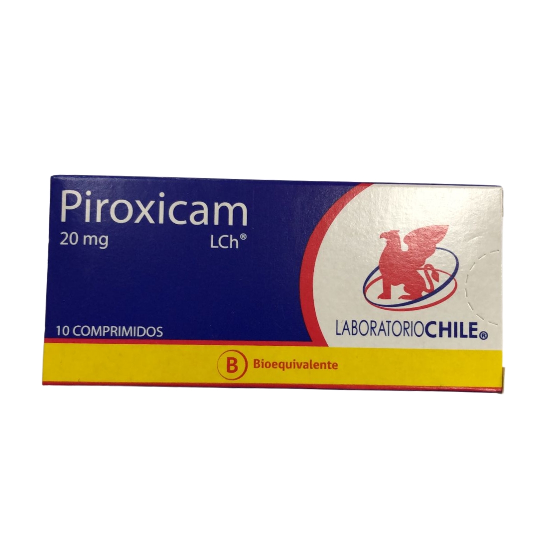 PIROXICAM COM 20 MG X 10 CHILE