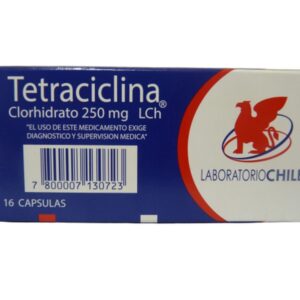 7800007130723.jpg Tetraciclina clorhidrato 250 mg x 16 cápsulas