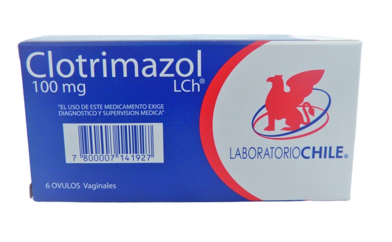 CLOTRIMAZOL OVU 100 MG X 6 CHILE