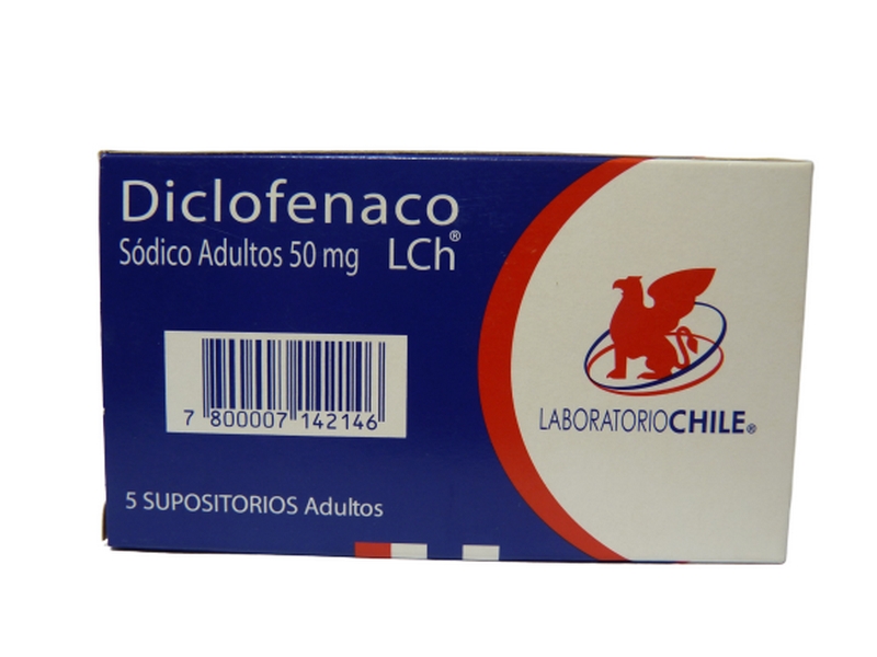 DICLOFENACO ADL SUP 50 MG X 5