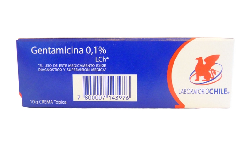 GENTAMICINA CRE 0,1% X 10 GR CHILE