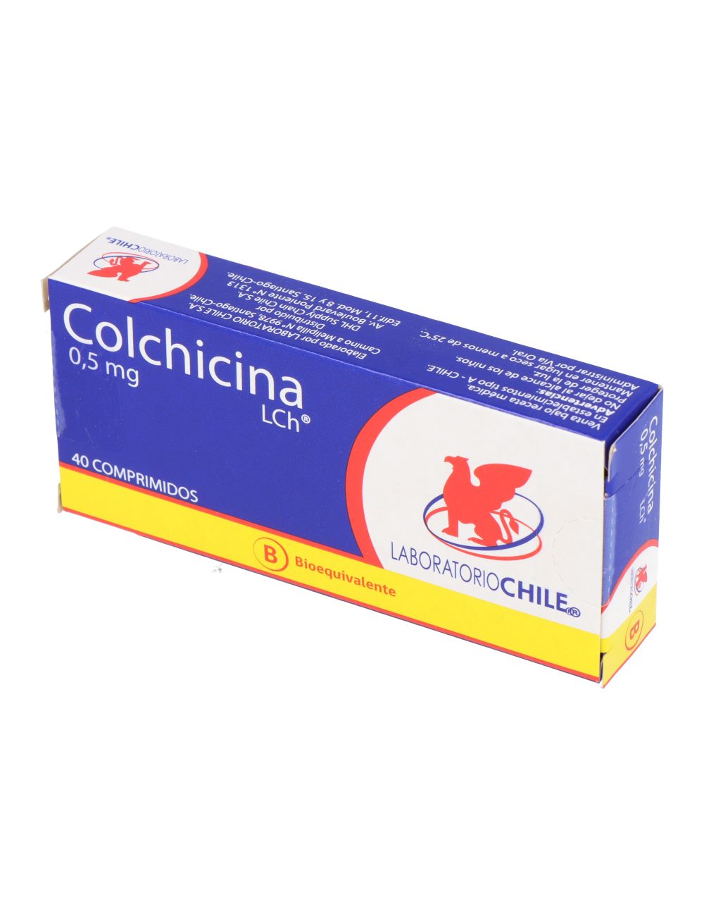 COLCHICINA COM 0,5 MG X 40 CHILE