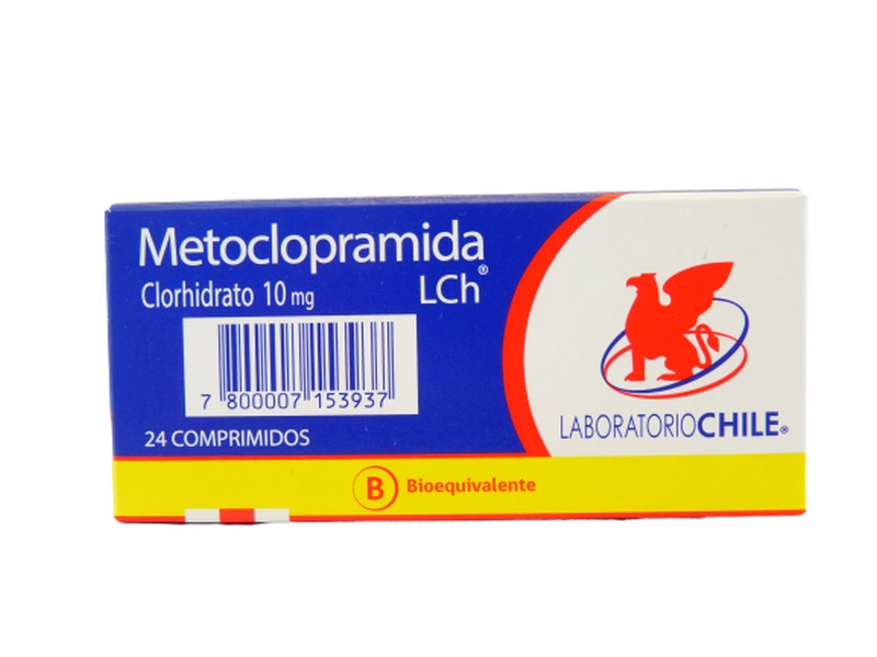 METOCLOPRAMIDA COM 10 MG X 24 CHILE (BE)