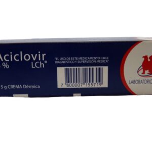 Aciclovir 5% x 15 g Crema Dérmica