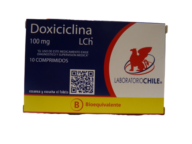 DOXICICLINA COM 100 MG X 10 CHILE (BE)
