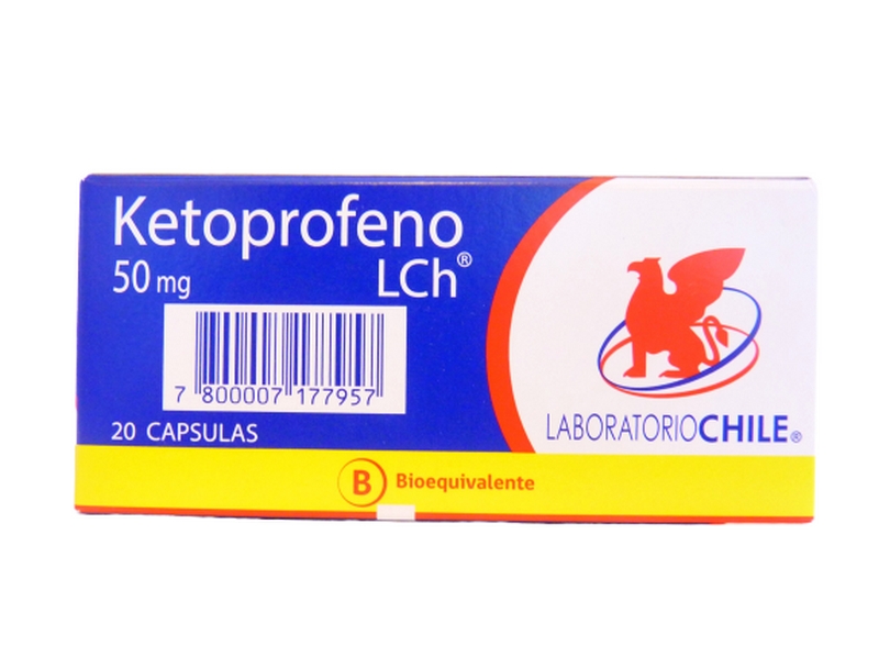 KETOPROFENO CAP 50 MG X 20 CHILE (BE)